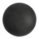 Les perles par Puca® Cabochon 25mm Jet mat 23980/84100